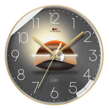 Timess T 掛鐘 鐘表客廳掛鐘創(chuàng)意時尚家用表掛墻免打孔輕奢光影石英鐘掛表 S11-6【30厘米款】