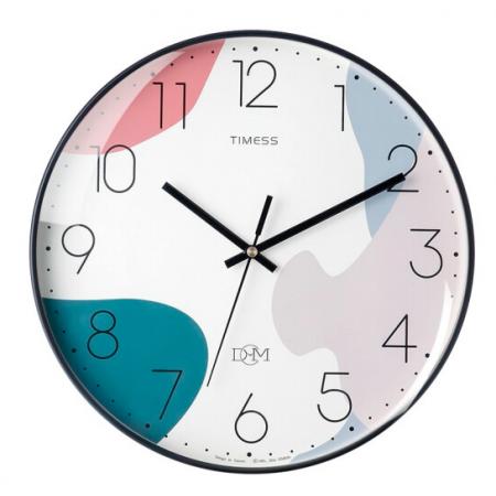 Timess 掛鐘鐘表客廳創(chuàng)意北歐時鐘萬年歷溫度石英鐘簡約輕奢表掛墻 P50-2【30厘米款】