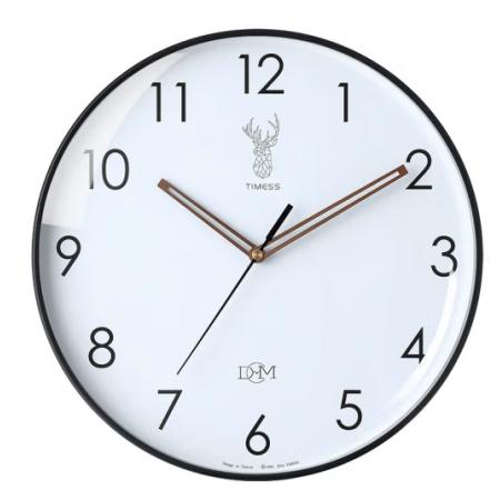 Timess 掛鐘鐘表客廳創(chuàng)意北歐時鐘萬年歷溫度石英鐘簡約輕奢表掛墻 P51-1【35厘米款】
