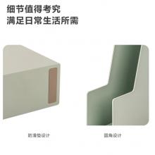 紐賽(NUSIGN)極簡文件框 德國創(chuàng)意設(shè)計 書立文件架文件收納架辦公桌面收納整理 極致灰和抹苔綠隨機(jī)發(fā)貨NS022