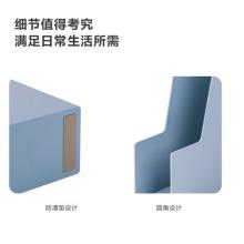紐賽(NUSIGN)極簡風(fēng)文件框 德國創(chuàng)意設(shè)計 書立盒A4文件架文件收納架辦公桌面收納整理 琉璃藍NS022