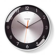 Timess 掛鐘表客廳時(shí)鐘簡(jiǎn)約現(xiàn)代表掛墻免打孔進(jìn)口機(jī)芯石英鐘掛表創(chuàng)意家用餐廳輕奢表 CH04-1進(jìn)口機(jī)芯經(jīng)典黑 直徑35厘米