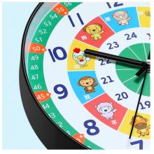 Timess 兒童早教時尚鐘表客廳掛鐘卡通創(chuàng)意簡約識字時鐘家用臥室石英鐘表掛墻 QF2115-1 變形金剛 【12英寸】