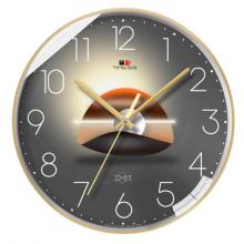 Timess T 掛鐘 鐘表客廳掛鐘創(chuàng)意時(shí)尚家用表掛墻免打孔輕奢光影石英鐘掛表 S16-6【35厘米款】