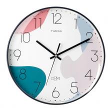 Timess 掛鐘鐘表客廳創(chuàng)意北歐時(shí)鐘萬(wàn)年歷溫度石英鐘簡(jiǎn)約輕奢表掛墻 P50-2【30厘米款】