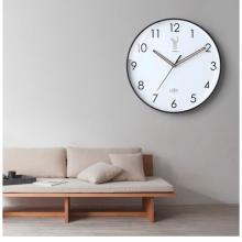 Timess 掛鐘鐘表客廳創(chuàng)意北歐時(shí)鐘萬(wàn)年歷溫度石英鐘簡(jiǎn)約輕奢表掛墻 P50-1【30厘米款】