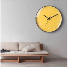 Timess 掛鐘鐘表客廳創(chuàng)意北歐時(shí)鐘萬年歷溫度石英鐘簡約輕奢表掛墻 P50-5【30厘米款】