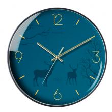Timess 掛鐘鐘表客廳創(chuàng)意北歐時(shí)鐘萬(wàn)年歷溫度石英鐘簡(jiǎn)約輕奢表掛墻 P50-6【30厘米款】