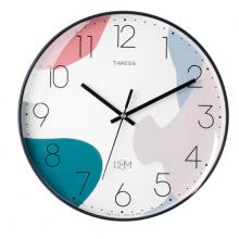 Timess 掛鐘鐘表客廳創(chuàng)意北歐時(shí)鐘萬(wàn)年歷溫度石英鐘簡(jiǎn)約輕奢表掛墻 P51-2【35厘米款】