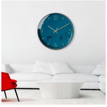 Timess 掛鐘鐘表客廳創(chuàng)意北歐時鐘萬年歷溫度石英鐘簡約輕奢表掛墻 P51-6【35厘米款】
