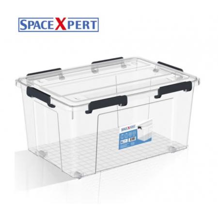 SPACEXPERT 硅膠密封塑料收納箱特大號80L