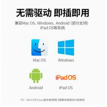 綠聯(lián) Type-C擴展塢USB-C轉(zhuǎn)HDMI/VGA拓展塢千兆網(wǎng)卡網(wǎng)線口轉(zhuǎn)接頭3.0分線器適用蘋果macbook筆記本轉(zhuǎn)換器七合一