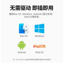 綠聯 Type-C擴展塢USB-C轉HDMI轉換器千兆有線網卡網線口轉接頭分線器3.0HUB直插式拓展塢適用蘋果華為筆記本