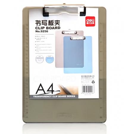 得力（deli）9256書寫板夾A4帶刻度尺