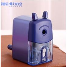 得力 （deli）0635 辦公卷筆刀手搖削筆機削筆器轉(zhuǎn)筆刀筆刨轉(zhuǎn)筆刀 黑色