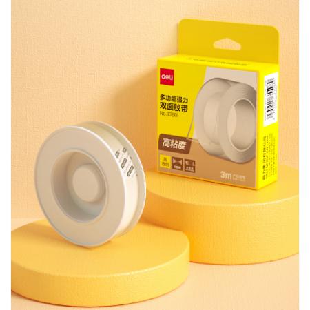 得力(deli)30mm*3m納米強(qiáng)力無痕魔力膠帶
