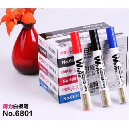 得力6801藍色/10支/盒