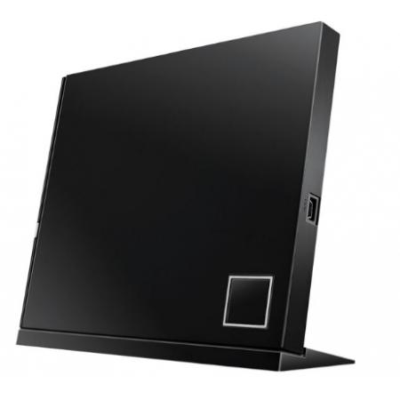華碩(ASUS) 6倍速 USB2.0 外置藍光 光驅刻錄機 黑色(兼容蘋果系統(tǒng)/SBW-06D2X-U)