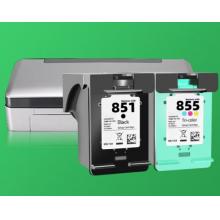 靈印適用惠普HP Officejet100 150 6208 6318 7208打印機(jī)墨盒可加墨黑彩 【500頁(yè)】855彩色墨盒