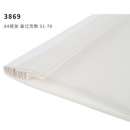 熱熔封套	得力 3869 A4/8mm（1個(gè)裝）