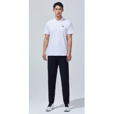 安踏（ANTA）   套裝春夏季運(yùn)動(dòng)休閑男polo針織長褲套 S
