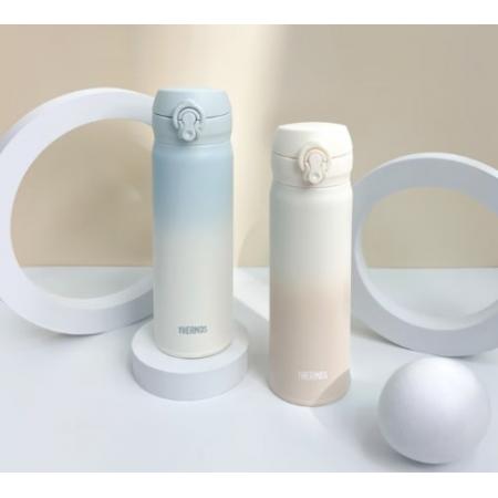 膳魔師（THERMOS）保溫杯500毫升男女士兒童學(xué)生保冷水杯子漸變色茶杯JNL-501 PB-G