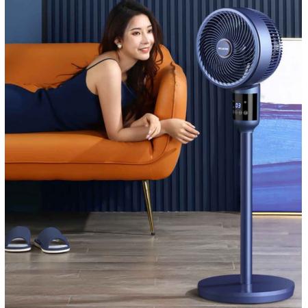 美菱（MeiLing）空氣循環(huán)扇/家用電風(fēng)扇落地臥室客廳負(fù)離子凈化搖頭輕音低噪節(jié)能立式電扇MPF-DZ2691遙控香薰款