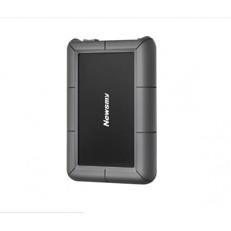 紐曼（Newsmy）4TB 移動硬盤 3.5英寸 桌面存儲 星際系列 USB3.0 硅膠保護(hù) 大容量存儲