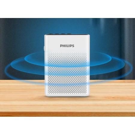 飛利浦（PHILIPS）SBM230 小蜜蜂UHF無(wú)線擴(kuò)音器便攜插卡音箱收音機(jī)會(huì)議揚(yáng)聲麥克風(fēng)喇叭喊話教師導(dǎo)游戶外教學(xué)講課白