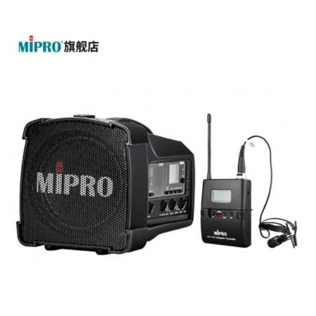 MIPRO咪寶MA-100SBII藍牙音響戶外移動便攜式小型音箱講解喊話擴音器帶話筒一體宣傳講話喇叭插卡可充電 配領(lǐng)夾話筒（二代）