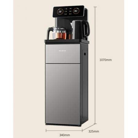 美菱（MeiLing）茶吧機(jī) 家用飲水機(jī)遙控智能【雙溫雙顯雙出水口】下置水桶全自動(dòng)自主控溫立式泡茶機(jī)MY-C919