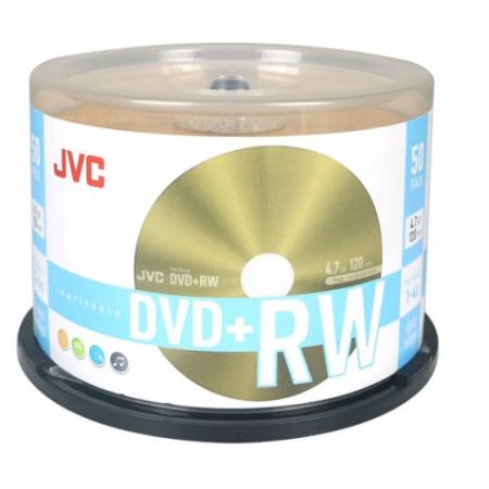 JVC /杰偉世 DVD+RW 可重復(fù)擦寫(xiě) 刻錄光盤(pán) 4速4.7GB 空白碟片 刻錄碟片 50片桶裝廠直采購(gòu)