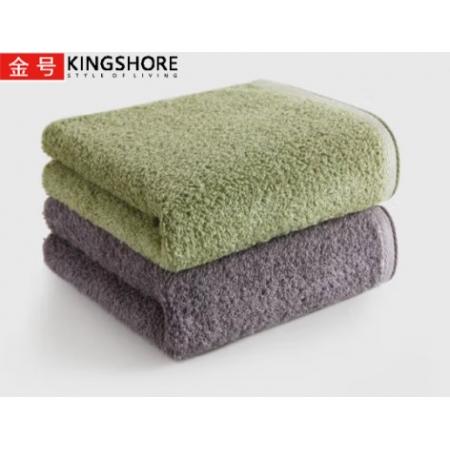 金號純棉毛巾 A類柔軟洗臉情侶加厚面巾 4A抗菌 2條 72*34cm 100g/條