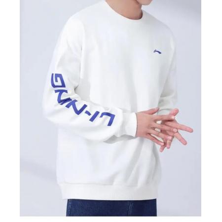 李寧套裝男2023秋季新款衛(wèi)衣衛(wèi)褲長褲男裝休閑跑步運動兩件套 淺灰/黑色(小logo) XL 180/96A