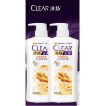 清揚（CLEAR）去屑頭皮護理洗發(fā)露養(yǎng)根韌發(fā)720g*2+100g*2 蓬松洗頭膏 生姜精粹