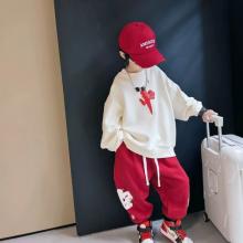 兒童國(guó)潮服裝hiphop套裝男童裝炸街秋裝街舞網(wǎng)紅中國(guó)風(fēng)少兒演出服  140碼