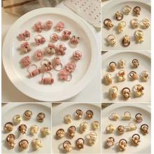 奶茶色卡通小熊橡皮筋發(fā)圈嬰兒皮筋小小號(hào)不傷發(fā)頭繩女童寶寶發(fā)飾（1?熱賣(mài)全系70件）