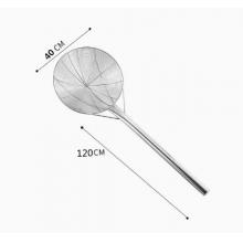 不銹鋼笊籬加厚撈面勺超大號(hào) meyao 長120cm*直徑40cm