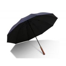 雨傘	米唐m2701：27寸黑膠晴雨兩用，防風骨，實木自動手柄