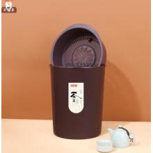 詠幻品質(zhì)茶水分離垃圾桶帶過(guò)濾網(wǎng)的過(guò)濾葉濾干濕漏渣 紫色茶渣桶(小號(hào)圓)