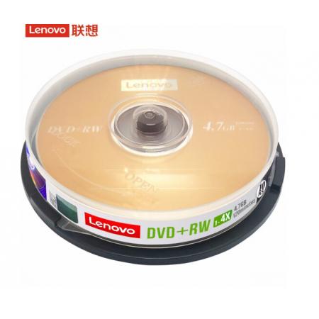 聯(lián)想 DVD+RW 空白光盤/刻錄盤 1-4速4.7GB 臺產(chǎn)檔案系列 桶裝10片 可擦寫 可重復刻錄