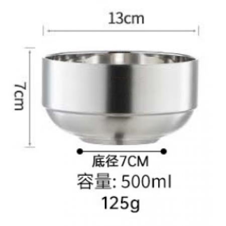 振宏  不銹鋼小碗	直徑13cm，高7cm