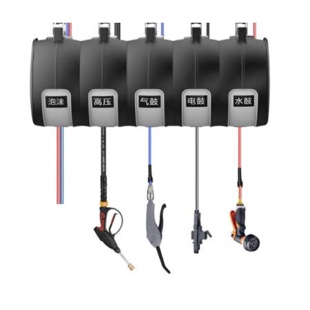 四合一洗車組合鼓8030 藤原 高壓，水，氣，電四鼓，帶安裝架