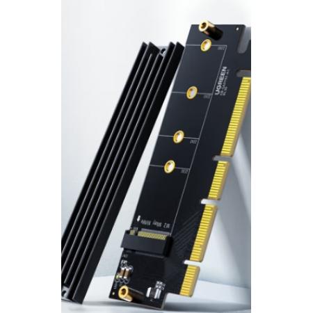 綠聯(lián)（JEYI）PCIE轉(zhuǎn)接卡 pcie 4.0 轉(zhuǎn)M.2固態(tài)硬盤 NVMe擴(kuò)展卡 PCIe X16/X4/X1轉(zhuǎn)M.2 SSD硬盤套 PCIE4.0X1轉(zhuǎn)NVME（海馬2號(hào)X1