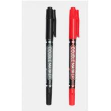 晨光 M&G 小雙頭記號筆 MG-2130 細(xì)頭2.0mm 極細(xì)頭0.5mm (紅色) 12支/盒