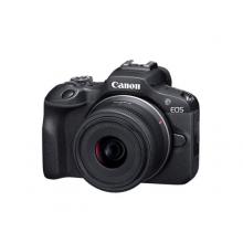 佳能（Canon）EOS R100 小型便捷微單數(shù)碼相機(jī)?  18-45鏡頭 ）配包、128G卡及備用電池