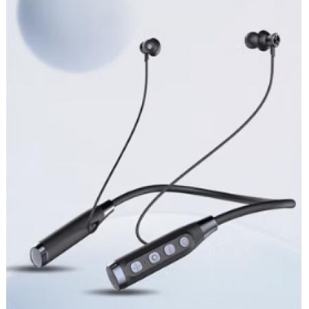 紐曼（Newmine）GF01藍牙耳機掛脖式無線運動耳機頸掛式入耳式降噪音樂耳機超長續(xù)航大電量適用蘋果華為小米手機