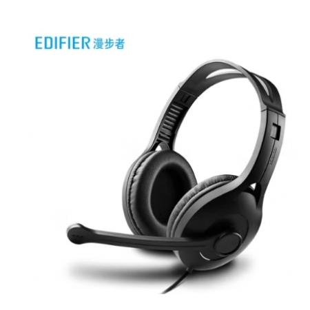漫步者（EDIFIER）K800 頭戴式耳機(jī) 電腦耳機(jī)耳麥 辦公教育 學(xué)習(xí)培訓(xùn) 黑色