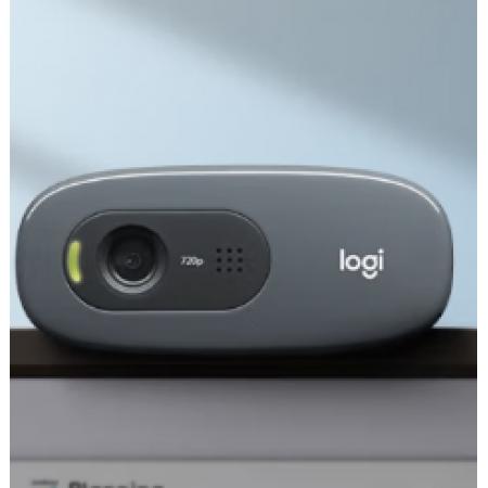 羅技（Logitech）C270 高清攝像頭 USB電腦筆記本臺式機攝像頭 視頻會議網(wǎng)課攝像頭帶麥克風(fēng) 即插即用 