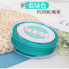 手工編織繩	孔雀藍85/藍綠色